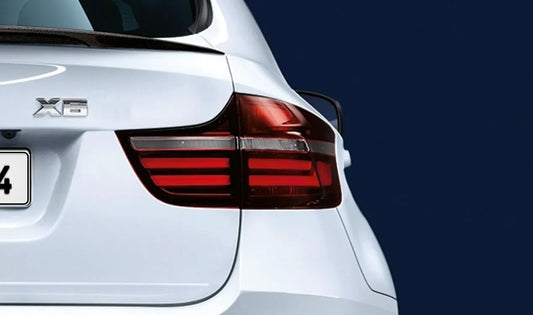 M Performance Black Line Tail Light for BMW X6 E71, E72 (OEM 63212326588). Genuine BMW.