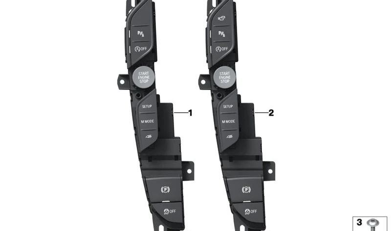 Módulo de control consola central OEM 61319504970 para BMW G87, G80, G82. Original BMW.