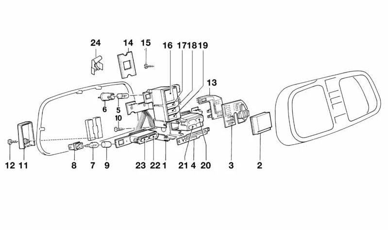 Cubierta de protección OEM 62111459473 para motos BMW K 75, K 100, K 1, K 1100 RS, K 1100 LT... y más. Original BMW Motorrad.