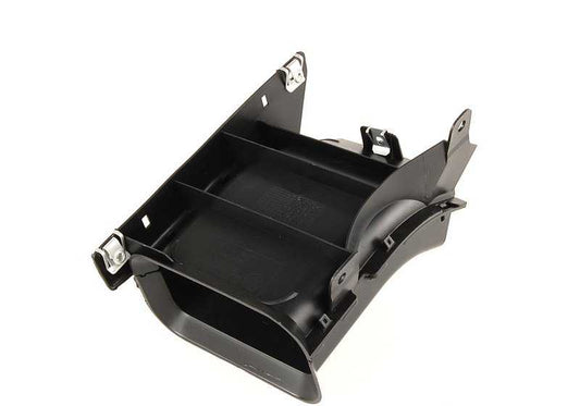 Protector lateral izquierdo del vano motor OEM 51757203963 para BMW E60, E61, E63, E64. Original BMW.