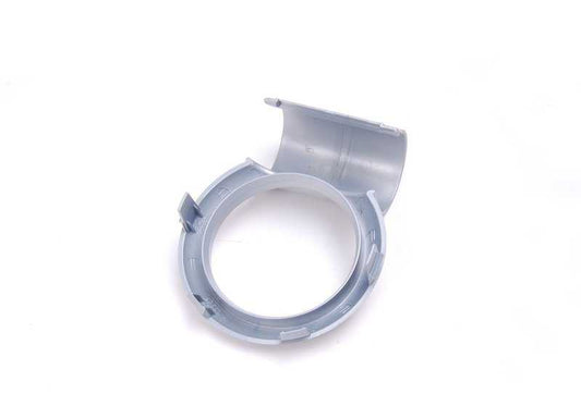 Anillo decorativo consola freno mano plata OEM 51166958355 para MINI R50, R53, Cabrio R52. Original MINI.