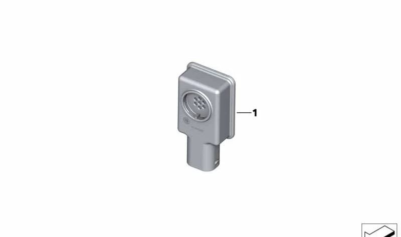 Sensor de calidad del aire (xAUC) OEM 64115A35099 para BMW F07, F10, F11, F18, F06, F12, F13, F01, F02, F04, F25, F26. Original BMW.