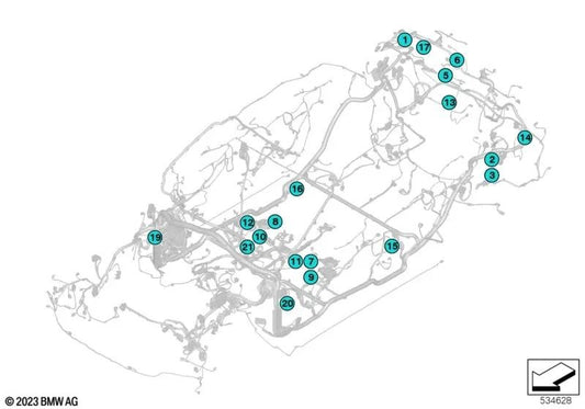 Jogo de reparo de moradia de plug para BMW Series 1 E81, E82, E87, E87N, E88, Série 3 E46, E90, E90N, E91, E91N, E92, E92N, E93, E93N, Série 5 E39, F07, F10, F10, F18, Série 6 F06, F12, F13, Série 7 E38, F01, F02, F04, X1 E84, X2 F39, X3 E83, F25,