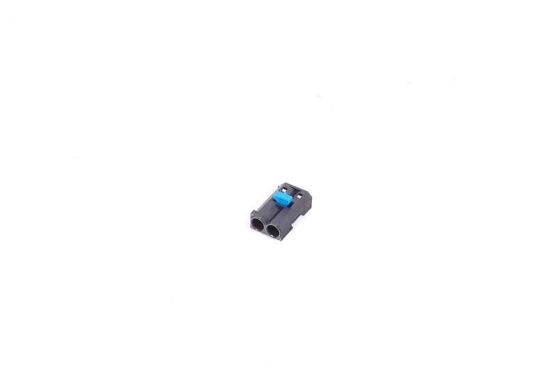 Conector de fibra óptica 2 pines negro OEM 61138387214 para BMW {E87, E87N, F20N, F21N, F52, F22N, F23N, F45, F45N, F46, F46N, F87, F87N, U06, E90, E90N, E91, E91N, E92, E92N, E93, E93N, F30, F30N, F31, F31N, F34N, F35N, G20, G20N, G21, G21N, G28, G