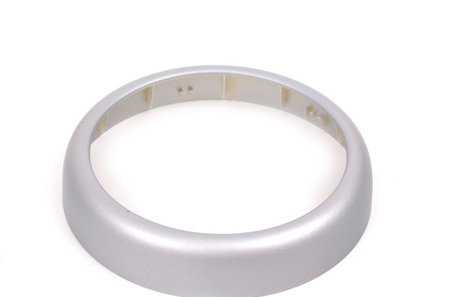 Anillo adorno fuelle palanca de cambio plata OEM 51167052160 para MINI R50, R53, Cabrio R52. Original MINI.