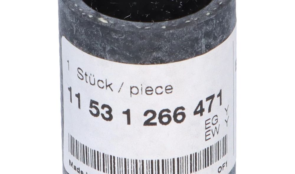 Manguera de refrigerante OEM 11531266471 para BMW E21 y E12. Compatible con sistemas de conducción del termostato del sistema de refrigeración. Recambio original BMW.