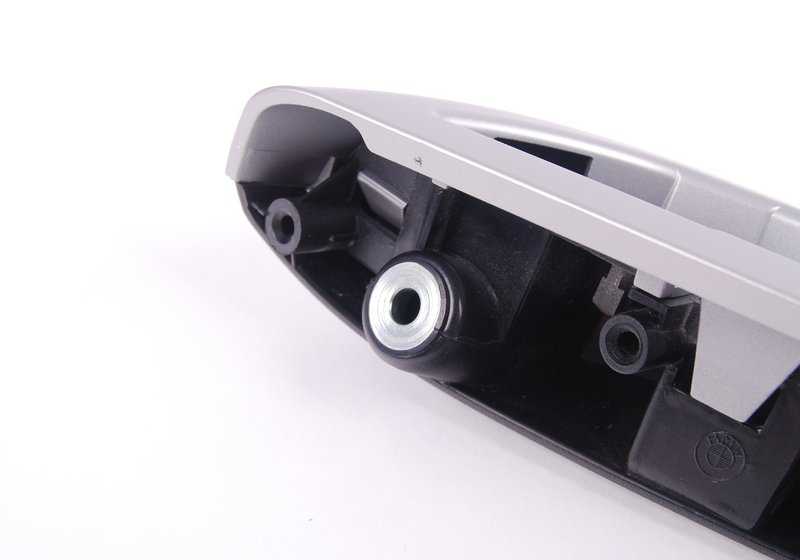 Reposabrazos trasero izquierdo color negro Titan II OEM 51437055309 para BMW Serie 3 E46. Original BMW.