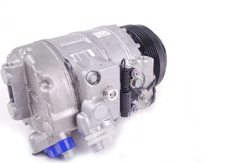 Compresor de aire acondicionado OEM 64526910458 para BMW E46, E39, E38. Original BMW.