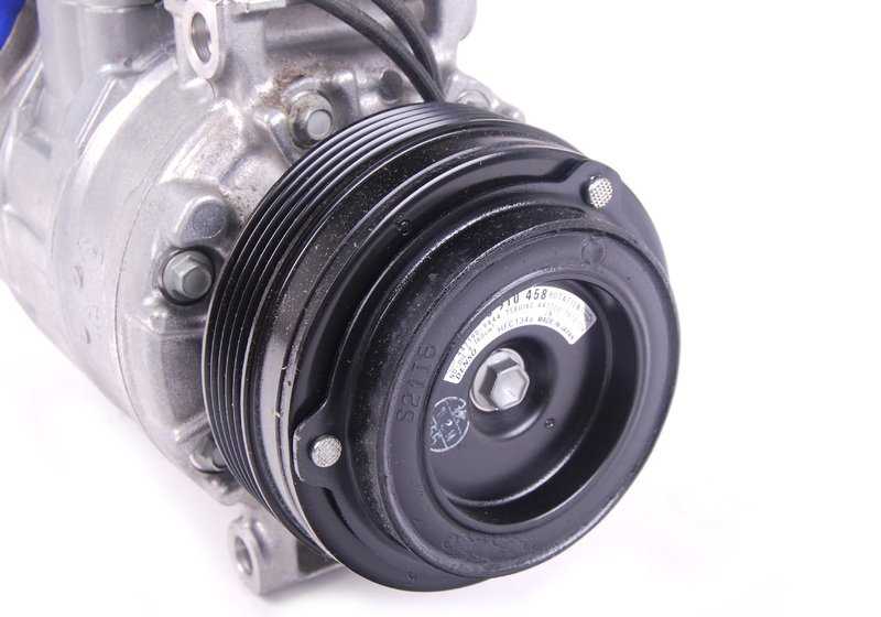 Compresor de aire acondicionado OEM 64526910458 para BMW E46, E39, E38. Original BMW.