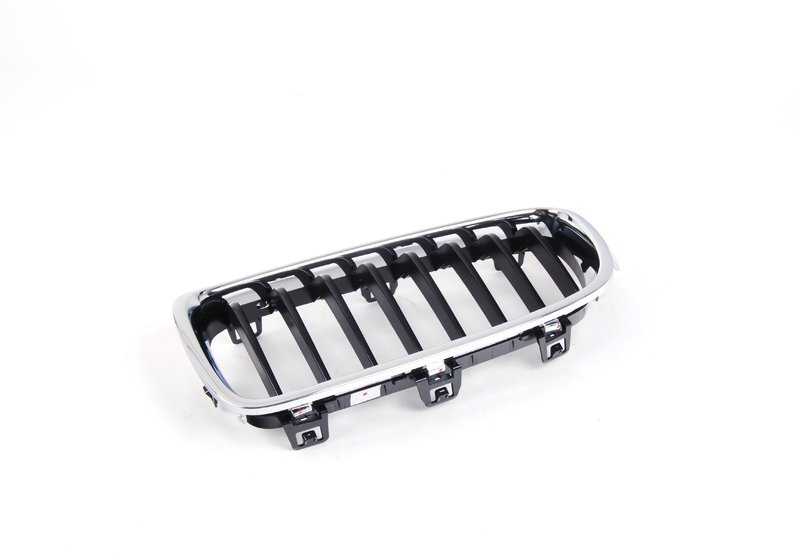 Rejilla decorativa delantera izquierda Sport Line OEM 51137260497 para BMW Serie 3 F30, F31, F30 LCI, F31 LCI. Original BMW.