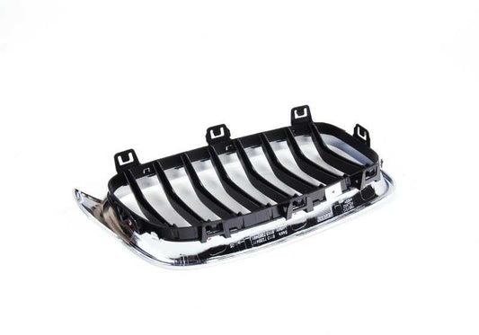 Rejilla decorativa delantera izquierda Sport Line OEM 51137260497 para BMW Serie 3 F30, F31, F30 LCI, F31 LCI. Original BMW.