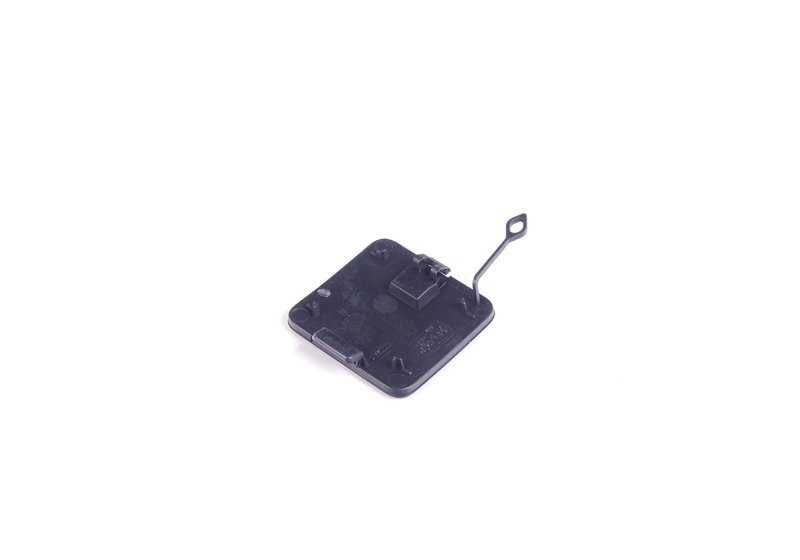 Tapa gancho remolque delantero OEM 51113416210 para BMW X3 E83 (modelos 1.8d, 2.0d, 2.0i, 2.0sd). Compatible con producidos entre 2006 y 2010. Color negro. Recambio original BMW.