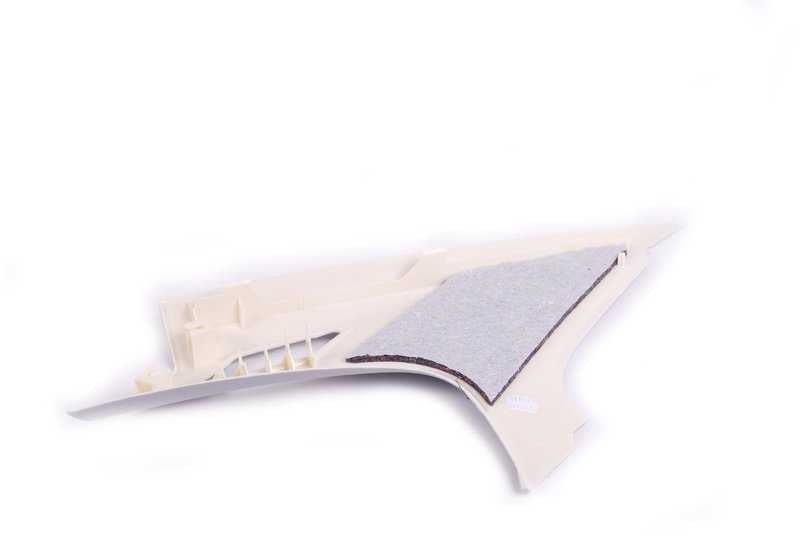 Panel embellecedor del pilar C izquierdo OEM 51438225575 para BMW E46. Original BMW