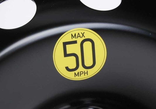 Rueda de emergencia (galleta) OEM 36116768861 para BMW E70, F15, E71, F16. Original BMW.