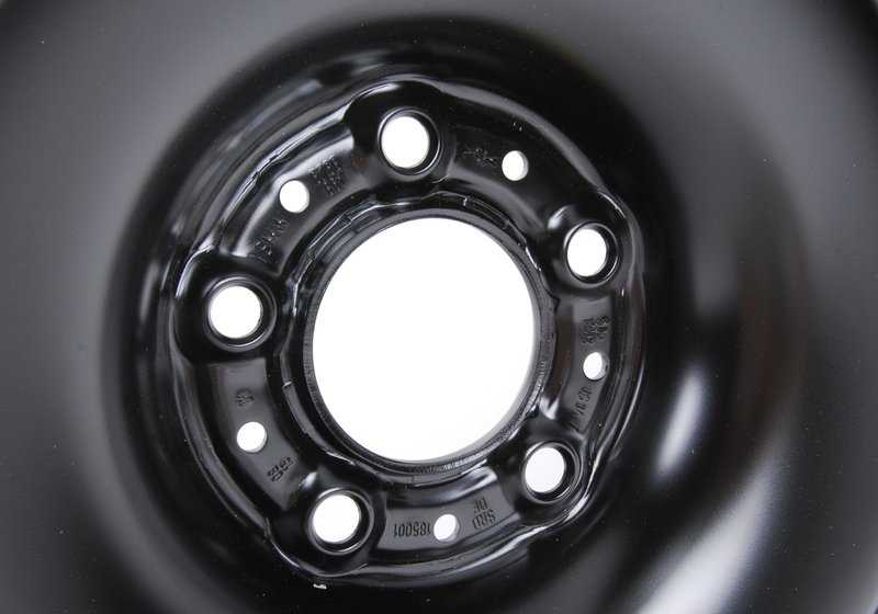 Rueda de emergencia (galleta) OEM 36116768861 para BMW E70, F15, E71, F16. Original BMW.