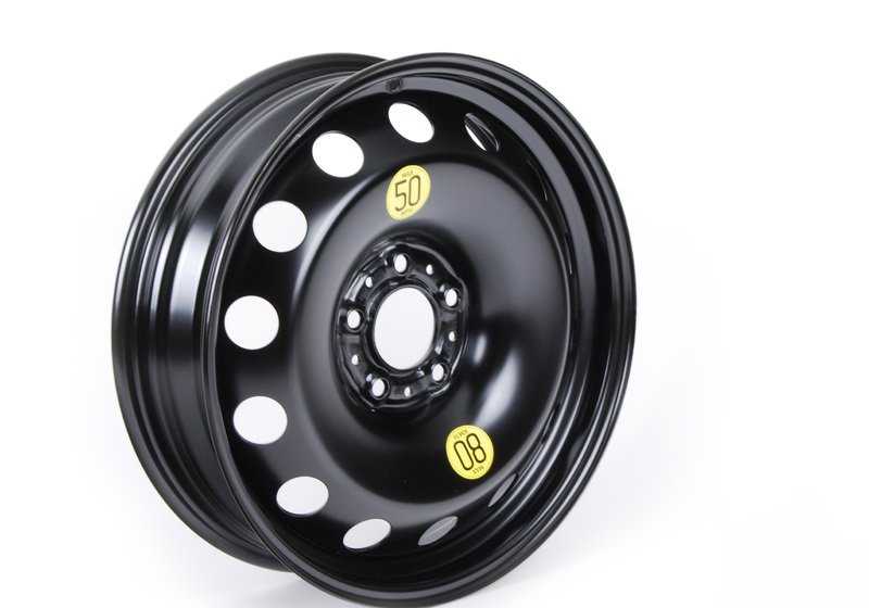 Rueda de emergencia (galleta) OEM 36116768861 para BMW E70, F15, E71, F16. Original BMW.