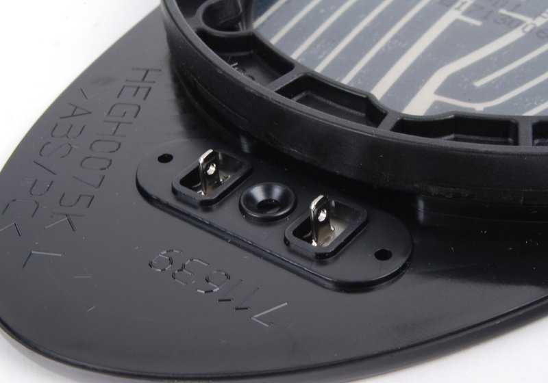 Vidro espelhado aquecido à esquerda para BMW Z4 E85, E86 (OEM 51167112585). BMW original.