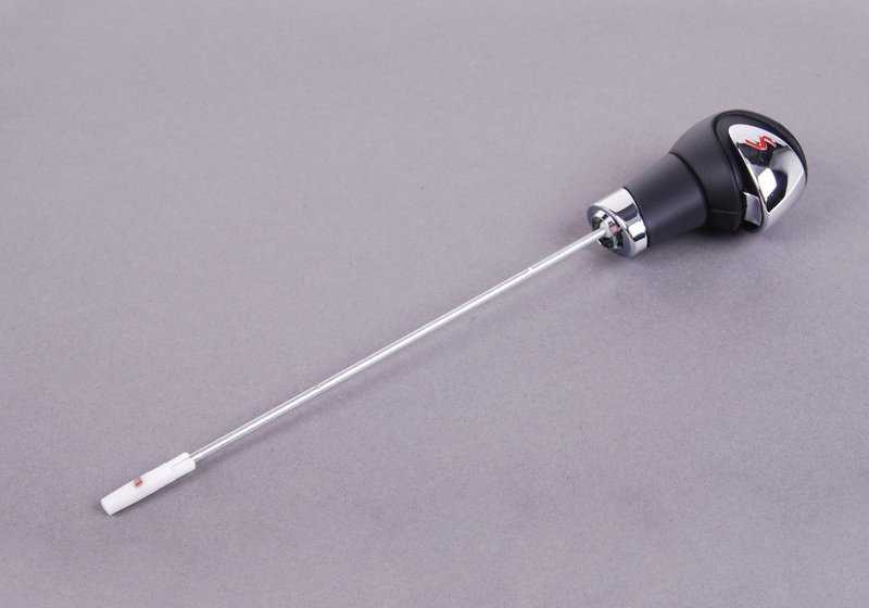 Empuñadura de palanca selectora de cuero OEM 25167584239 para MINI R56, R55, R57, R58, R59, R60, R61... y más. Original MINI.