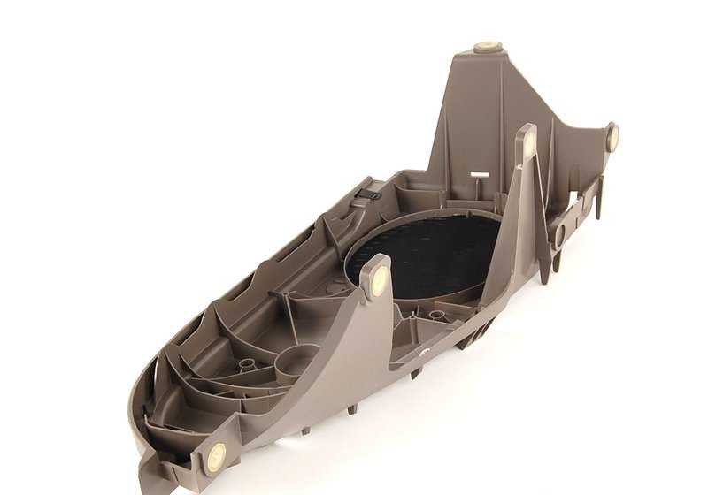 Moldura lateral izquierda Sandgrau OEM 51438189201 para BMW Serie 3 E36 (316i, 318i). Original BMW.