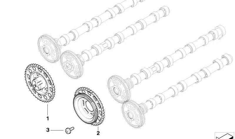 Tornillo ISA con arandela M7x18 OEM 11317791821 para BMW E87, E90, E91, E92, E93, E60, E61, E63, E64, E65, E66, E83, E70, E71. Original BMW.
