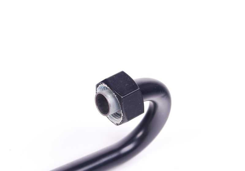 Tubo de aceite de radiador OEM 17211719193 para BMW E30. Conduce el aceite al radiador del motor. Original BMW.