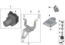 Sensor de velocidad de rueda trasero OEM 34526884735 para BMW X5 F15, X5 M F85, X6 F16, X6 M F86... y más. Original BMW.
