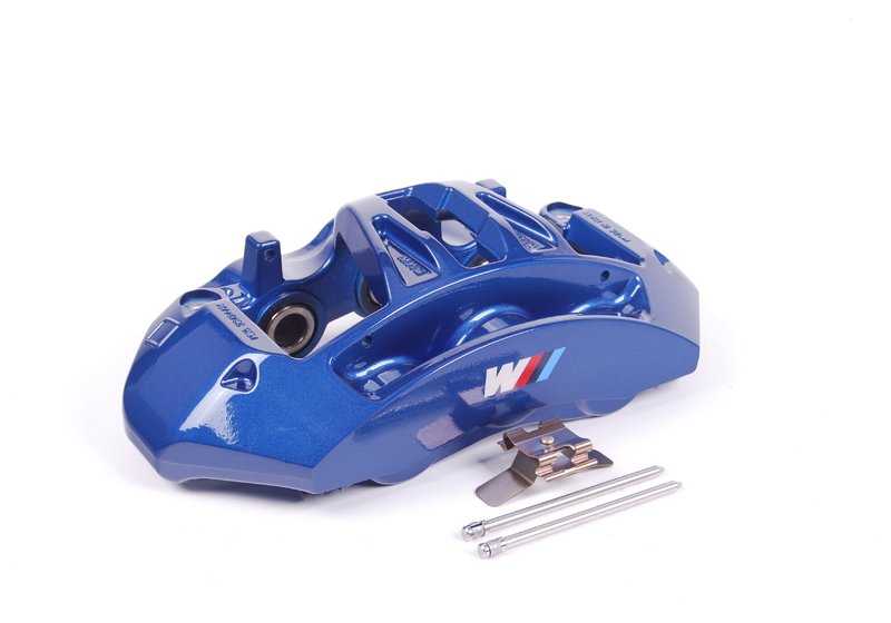 Pinza freno delantera izquierda OEM 34117845747 para BMW F10, F06, F06N, F12, F12N, F13, F13N. Original BMW.