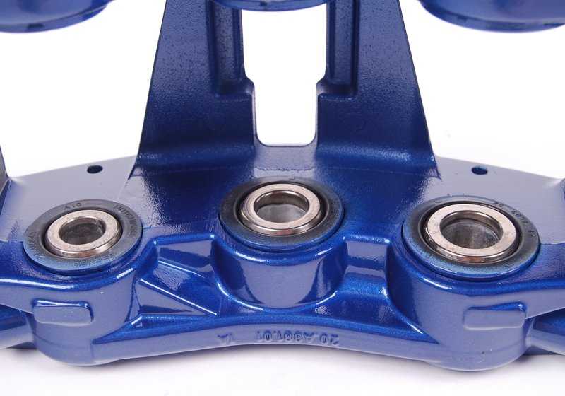 Pinza freno delantera izquierda OEM 34117845747 para BMW F10, F06, F06N, F12, F12N, F13, F13N. Original BMW.