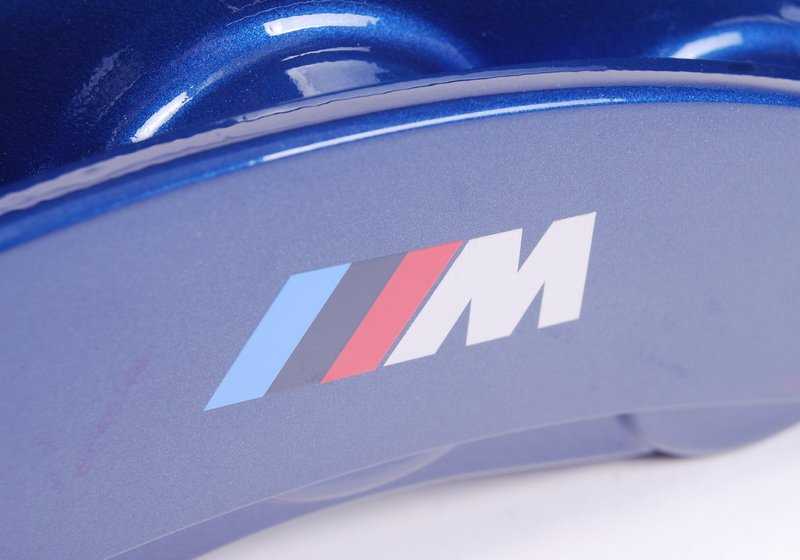 Pinza de freno delantera derecha OEM 34117845748 para BMW F10, F06, F12, F13. Original BMW.