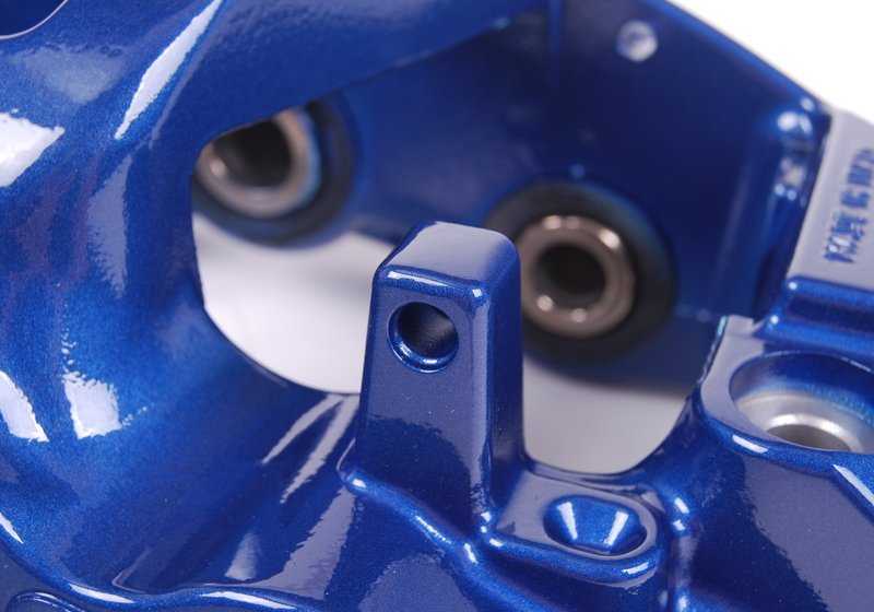 Pinza de freno delantera derecha OEM 34117845748 para BMW F10, F06, F12, F13. Original BMW.
