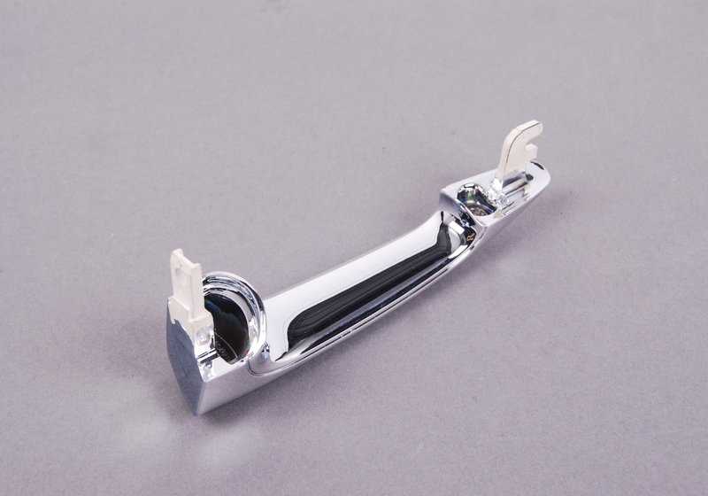 Maneta exterior cromada derecha OEM 51217002270 para BMW E46. Recambio original BMW.