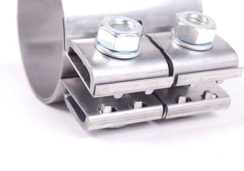 Conector de escape / manguito unión tubos OEM 18307536426 para BMW {E82, E88, F20, F21, F40, F22, F23, F44, F45, F46, F87, G42, E46, E90, E91, E92, E93, F30, F31, F34, F80, G20, G21, G28, F32, F33, F36, F82, F83, G22, G23, G26, E39, E60, E61, F07, F