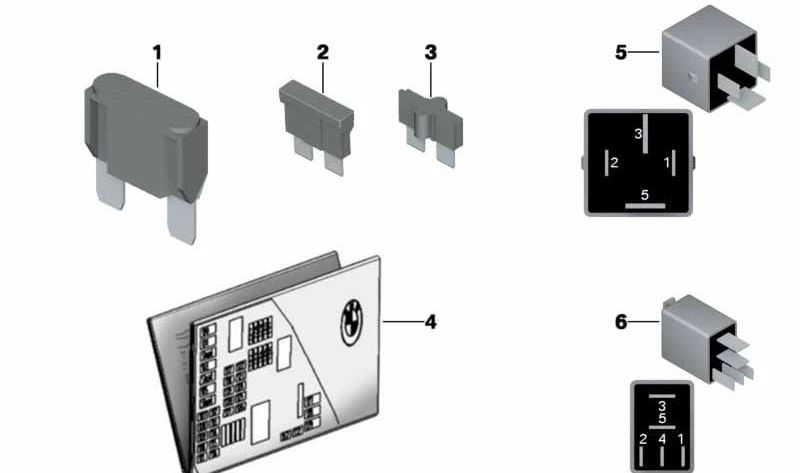 Carte du schéma de fusible OEM 71239192480 pour BMW X3 F25 SDRIVE18D et SDRIVE20I (modèles 2012-2017). BMW d'origine.