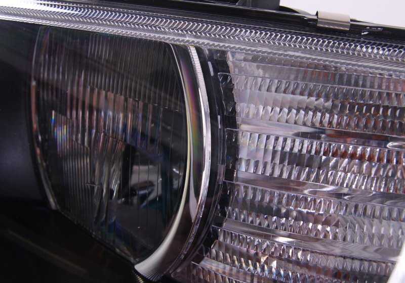 Faro delantero izquierdo con intermitente blanco OEM 63128386047 para BMW E36, Z3. Original BMW.