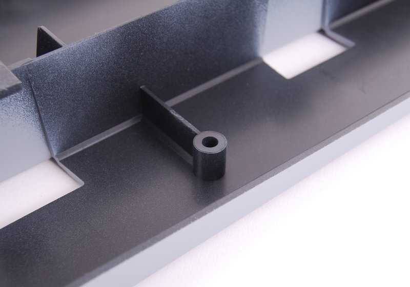 Paramento de placa de matrícula delantero imprimado OEM 51117043433 para MINI R50 (10/2000 - 11/2006). Original MINI.