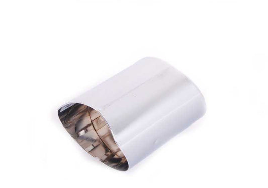 Embellecedor de escape cromado OEM 18307823928 para BMW F07, F07N, F10, F10N, F11, F11N, F18, F18N. Original BMW.