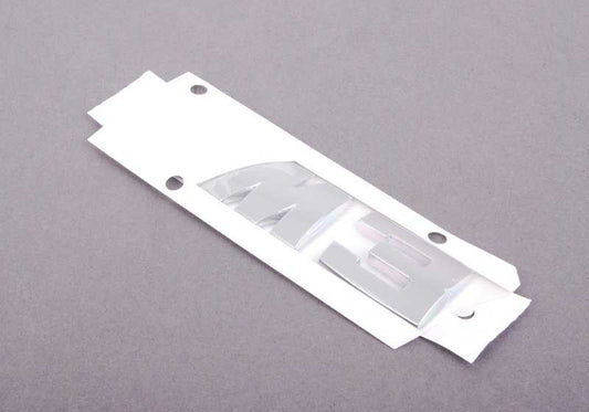 Emblema trasero adhesivo OEM 51147893655 para BMW E46 M3. Pieza original BMW.