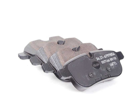 Juego de pastillas de freno sin amianto OEM 34216797861 para BMW E89. Original BMW.