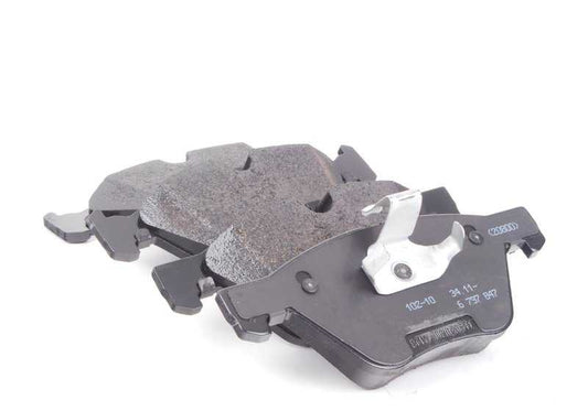 Set pastiglie freno posteriori OEM 34116797858 per BMW X1 E84, Z4 E89. BMW originale.