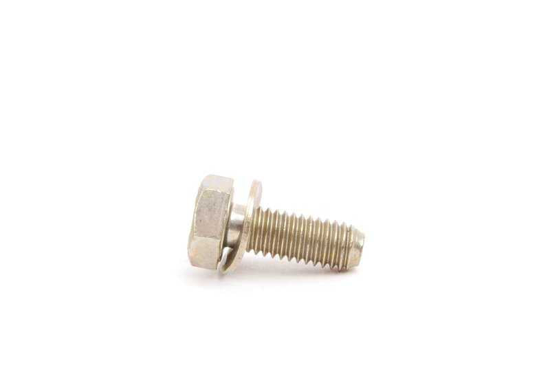 Tornillo hexagonal con arandela OEM 07119915123 para BMW E30, E36, E28, E34, E39, E32, E38, E31, Z1 y Z3. Original BMW.