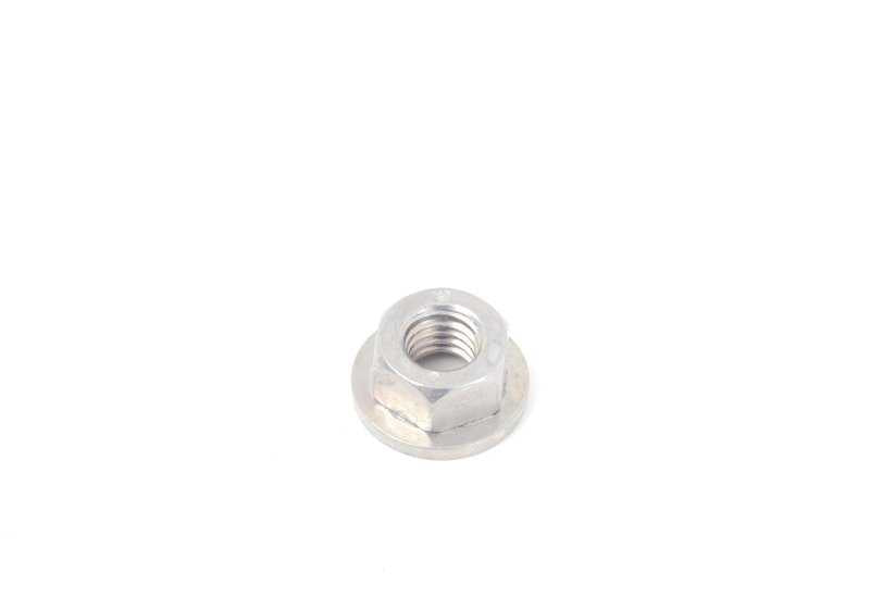 Tuerca hexagonal con arandela OEM 07149156628 para BMW E30, E36, E46, E28, E34, E39, E61, F10, F11, E24, E63, E64, F06, F12, F13, E32, E38, E31, F25, F26, E53, Z1, Z3, E85, E86, E52 y MINI R56, R57, R55, R58, R59. Original BMW y MINI.
