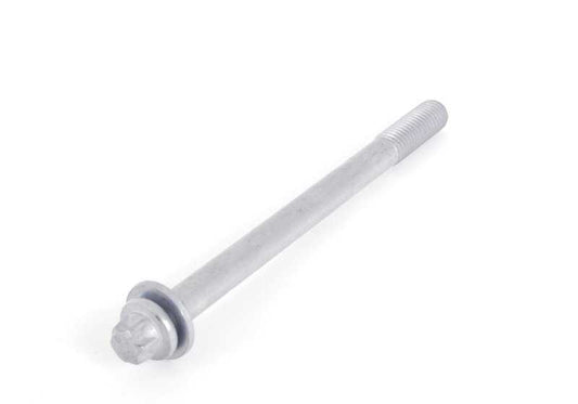Tornillo OEM 07129906523 M10x130 para BMW F06, F07, F10, F11, F12, F13, F01, F02, F04, E70, E71, F15, F16, F85, F86. Compatible con sistemas de bomba de dirección, alternador y más. Original BMW.