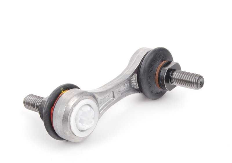 Soporte estabilizador trasero OEM 33551095532 para BMW E39 520d, 520i. Original BMW.