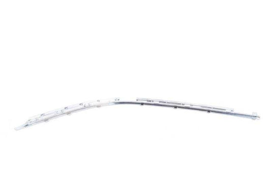Moldura embellecedora izquierda cromada OEM 51117005971 para BMW Serie 5 E39. Original BMW.