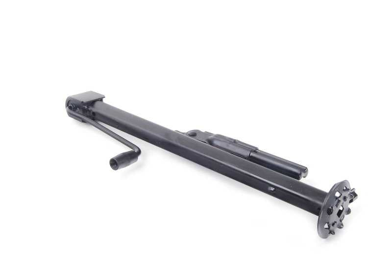 Gato elevador (Wagenheber) OEM 71121181801 para BMW E36 {316g, 316i, CA, BE, CH modelos compatibles}. Original BMW.