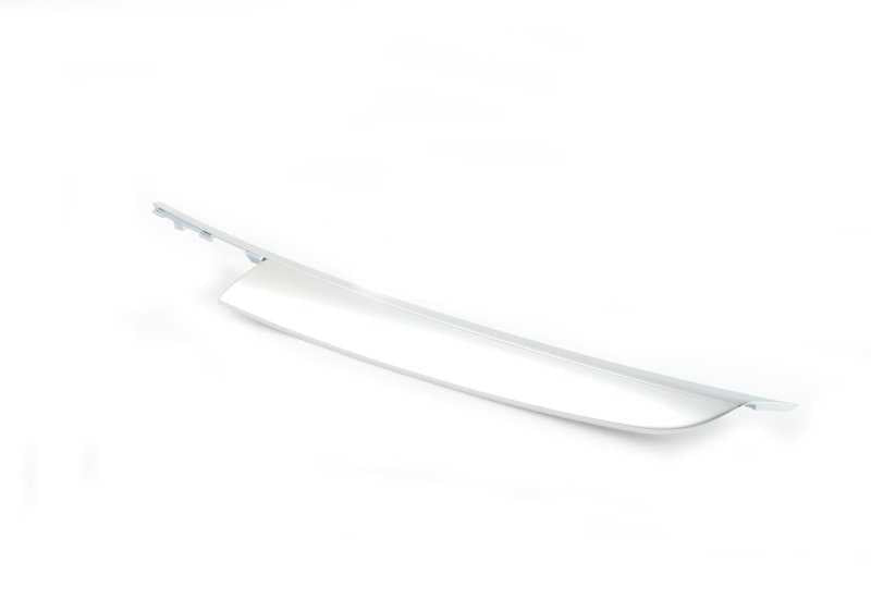 Moldura embellecedora aluminio puerta delantera izquierda OEM 51417137139 para BMW X5 E70, E70 LCI. Original BMW.