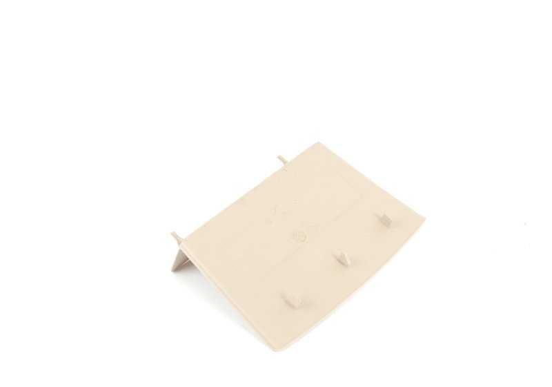 Inserto trasero superior beige OEM 51167156477 para BMW E90, E90N, E91, E91N. Pieza original BMW.
