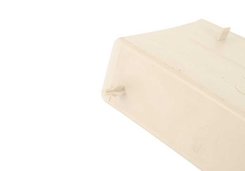 Inserto trasero superior beige OEM 51167156477 para BMW E90, E90N, E91, E91N. Pieza original BMW.