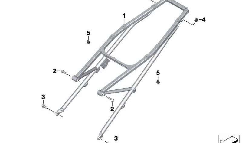 Manguito de goma OEM 46518566594 para motos BMW R1200GS, R1250GS, R1200GS Adventure, R1250GS Adventure. Original BMW Motorrad.