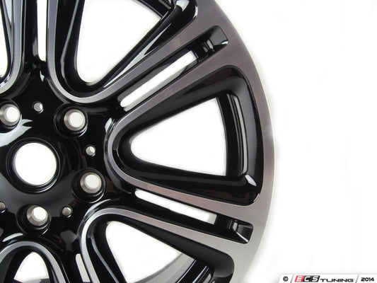 Cerchio in lega 18" 7.5J ET52 Twin Spoke R135 bicolore nero/lucido OEM 36109808516 per MINI Countryman R60, Paceman R61... e altro. Originale MINI.